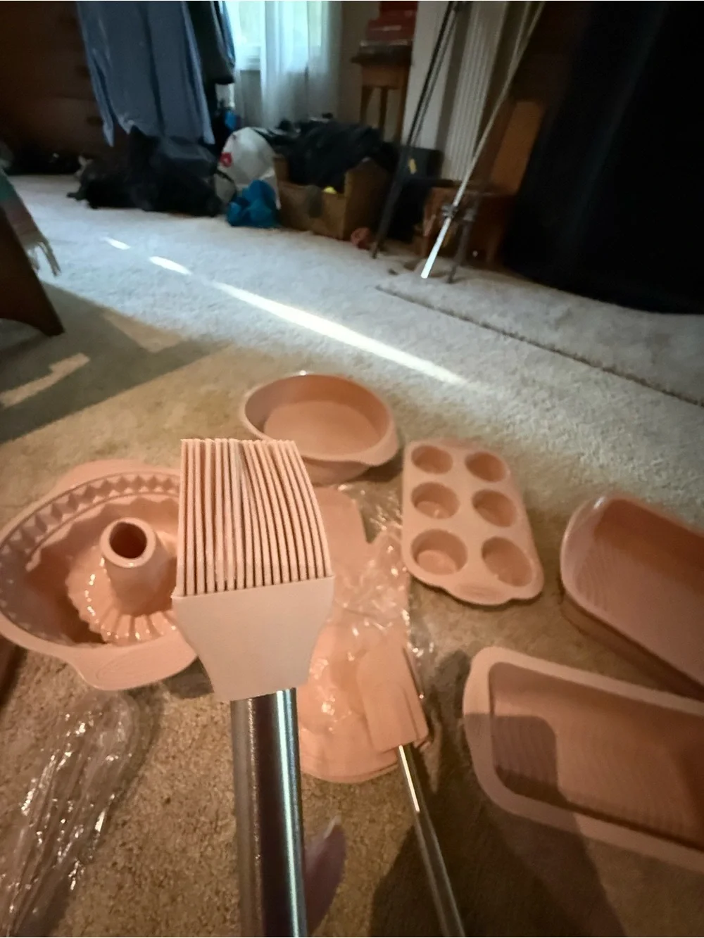 Premium Silicone Bakeware Set - Blush Pink Complete Kitchen Kit